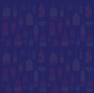 buoys dark blue background