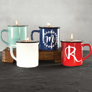 Candle Mugs with personalized designs