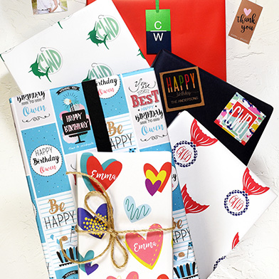 Personalized Wrapping Paper personalized wrapping paper part of the Charleston Wrap gift wrap collection