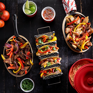 fajita-spread